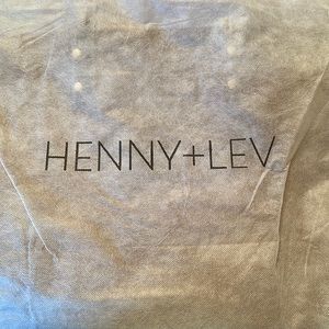 Henny + Lev Vegan Leather 2 in 1 Everyday Tote; Cognac